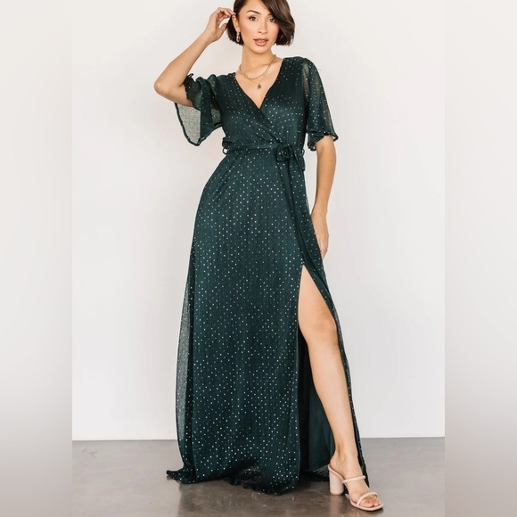 Baltic born Grace Sparkle Gown in Emerald prom event wedding fairy whimsical - Picture 1 of 9